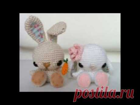 Зайчик крючком,зайка амигуруми.Голова и туловище.Амигуруми крючком.Весенний зайчик