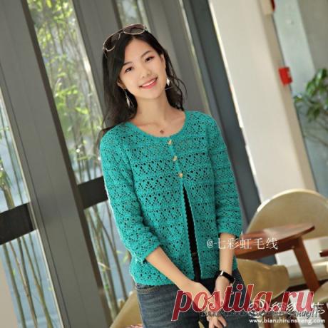 Кофточка крючком