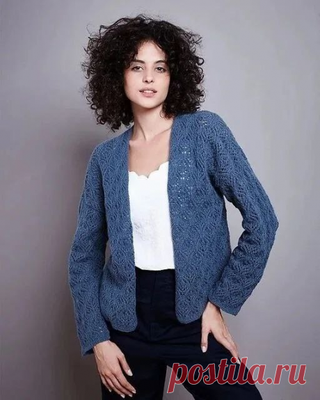 Искусство быть собой: Почему жакет спицами станет главной изюминкой в вашем осеннем гардеробе 2025 | Вязание идеи для вдохновения | Дзен