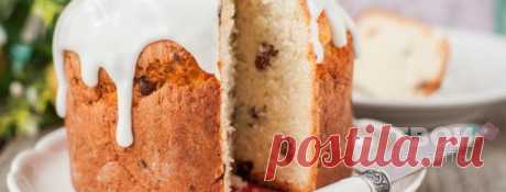 Творожный кулич - рецепт с фото.