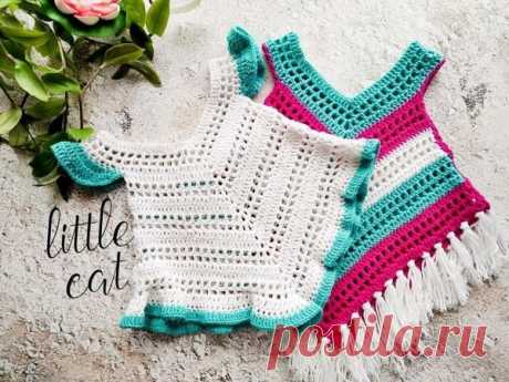 Мастер-класс : Как связать топ в стиле Бохо для девочки | Журнал Ярмарки Мастеров