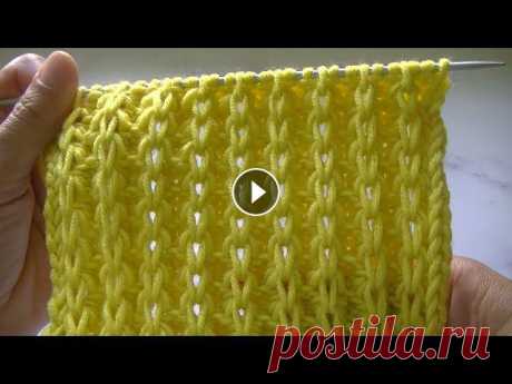СТИЛЬНЫЙ , РЕЛЬЕФНЫЙ УЗОР СПИЦАМИ. УЗОР ДЛЯ СВИТЕРОВ ,КАРДИГАНОВ, ШАПОК,  СНУДОВ... Раппорт 3 петли,4 ряда. Вяжется поворотными и круговыми рядами.плейлист узоры спицами.плейлист сетчатые узорыкупить пряжу с пайетками купить пряжу пух...