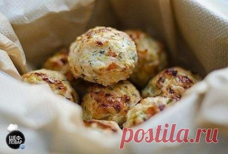 Овощные маффины с курицей