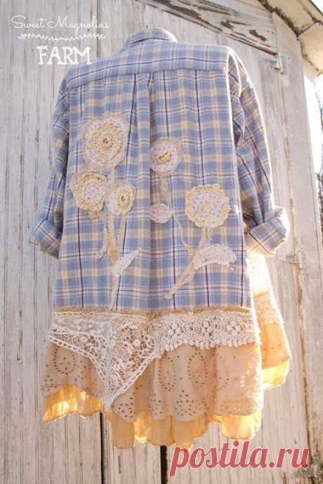 Необычные клетчатые рубашки от американского бренда Sweet Magnolia Farm.