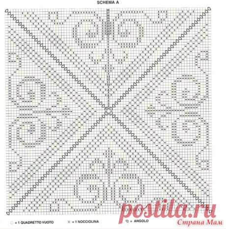 Покрывало на кровать Вот перелистывая свои журналы, наткнулась на такое шикарное покрывало, все мечтаю его связать, только никак не решусь. решила с вами поделиться, может кому и пригодится