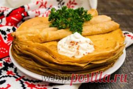 Блины с паприкой рецепт с фото, как приготовить на Webspoon.ru