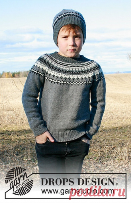 Детский комплект, джемпер и шапка, Dalvik
#спицы #круглая_кокетка #жаккард #вязание_детям #вязаная_шапка
Джемпер и шапка для детей вяжутся пряжей DROPS BabyMerino норвежским узором. Размеры 2-12 лет.
Весь набор:
Размеры:
2 - 3/4 - 5/6 - 7/8 - 9/10 - 11/12 лет
Размеры соответствуют росту ребенка в см:
92 - 98/104 - 110/116 - 122/128 - 134/140 - 146/152
Понадобится:
Пряжа DROPS BABYMERINO
200-200-200-250-250-300 грамм, цвет 19, серый
50-50-50-50-50-50 грамм, цвет 02, нат...