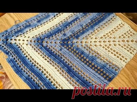 Туника крючком от угла.