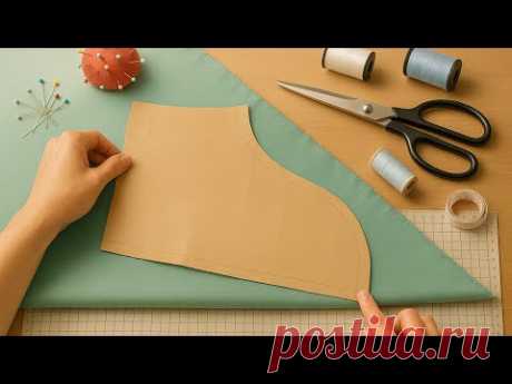 🏆 ПЕРВОЕ ШИТЬЕ! 🚫 ВЫКИНЬТЕ СТАРЫЕ МЕТОДЫ: СЕКРЕТ 4 УНИКАЛЬНЫХ ФОРМ РУКАВОВ. 💯