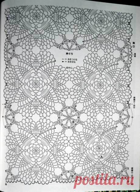 ТОП ИЗ КРУПНЫХ МОТИВОВ - Все в ажуре... (вязание крючком) - Страна Мам