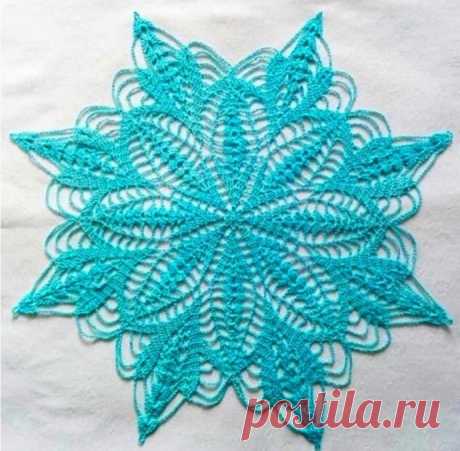 Салфетка крючком