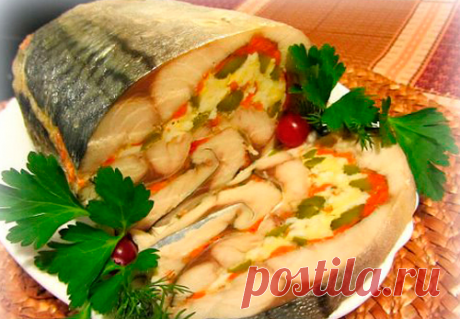 Обалденный рулет из скумбрии. Такое вкусное и оригинальное блюдо порадует всех гостей