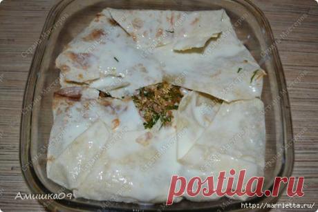 Рецепт мясного пирога из лаваша. | Подружки