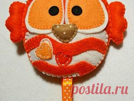 Шьем сову-ключницу из фетра - Ярмарка Мастеров - ручная работа, handmade