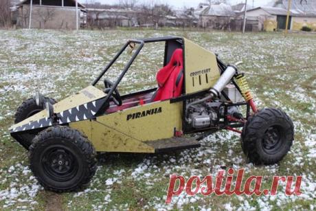 Самодельный багги "Пиранья" с двигателем от мотоцикла МТ Днепр: фото, описание