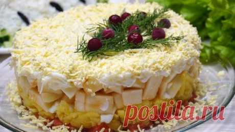Очень необычный и вкусный салат «Принцесса» » Кулинарный сайт