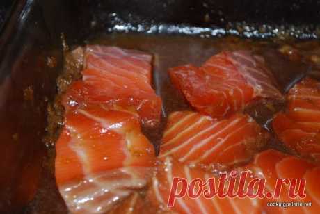 Лосось (семга, морская форель, тунец) в имбирно-соевом маринаде (севиче по-азиатски) - Cooking Palette » Cooking Palette