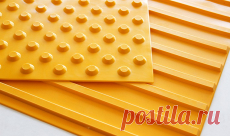 Тактильная плитка из полиуретана