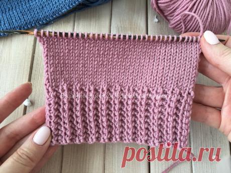 Красивая планка для кардигана или кофточки спицами. | Вязание для всех Людмила Ильиных | Яндекс Дзен