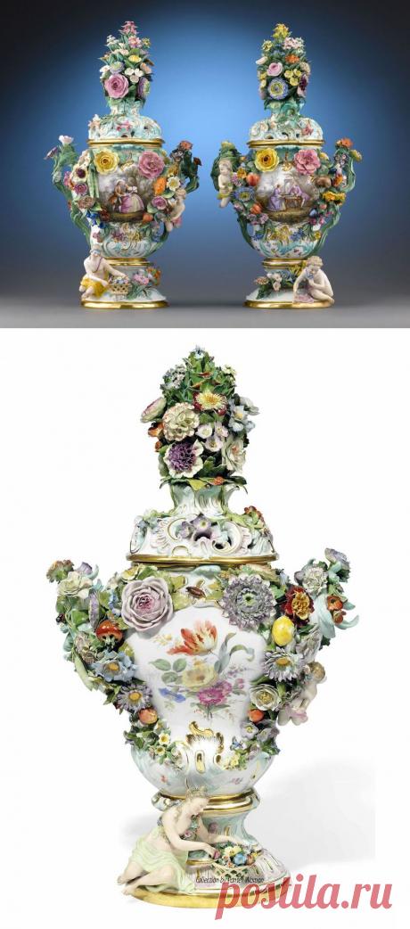 в коллекцию : Великолепие и пышность Майсенского фарфора.