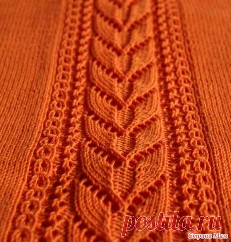 Летний топ регланом сверху (Вязание спицами) — Журнал Вдохновение Рукодельницы