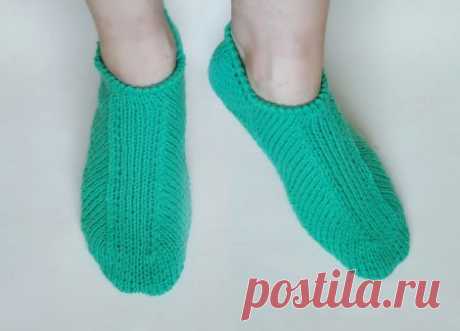 Быстро и красиво. Следки спицами, которые идеально сидят на ноге » «Хомяк55» - всё о вязании спицами и крючком