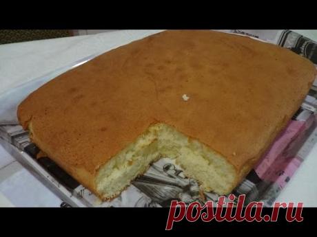 Вкусный и Нежный Бисквит для Торта и Пирожных