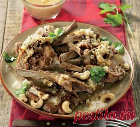 Пряная ягнятина с кешью и имбирем. Пошаговый рецепт с фото на Gastronom.ru
