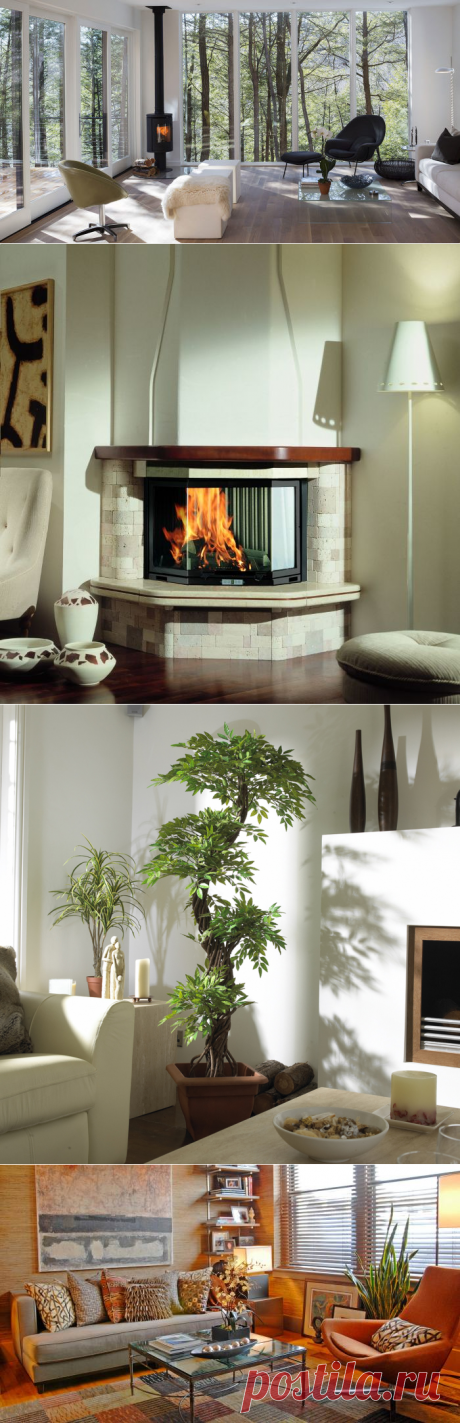 Оригинальные и практичные идеи, как оформить пустой угол в гостиной комнате (на даче)