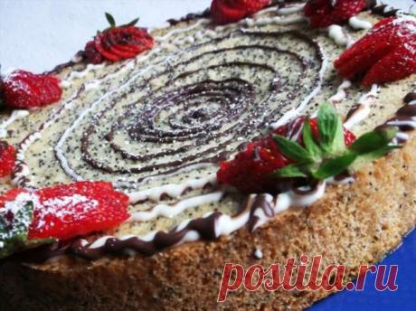 Как приготовить сочный маковый пирог . Милая Я