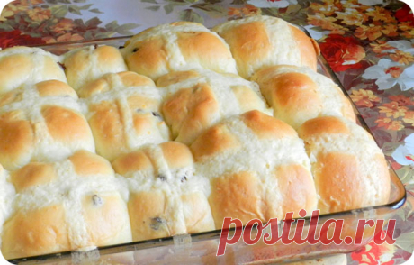 Пасхальные булочки.