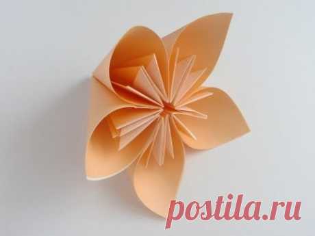 Origami Kusudama Flower - YouTube