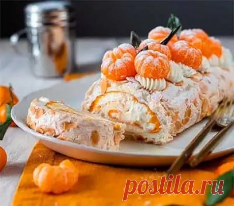 Меренговый рулет с курдом – как приготовить