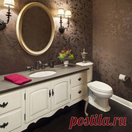 ТУАЛЕТНАЯ КОМНАТА ТОЖЕ ДОЛЖНА БЫТЬ КРАСИВОЙ