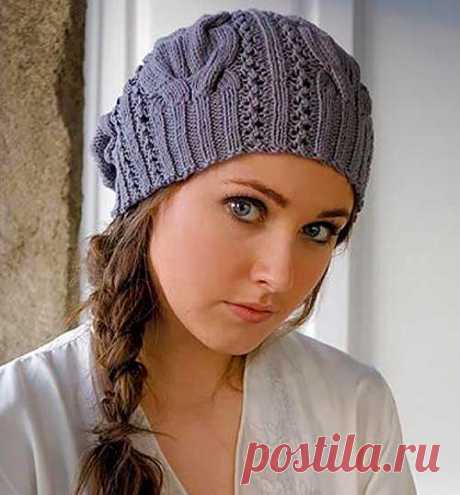 Модель дизайнерской шапки Starr спицами от Kim Hargreaves с переводом | ВЯЗАНИЕ ШАПОК: женские шапки спицами и крючком, мужские и детские шапки, вязаные сумки