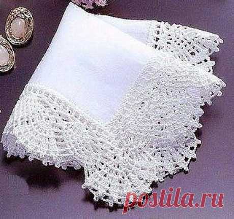 Кайма крючком в копилку