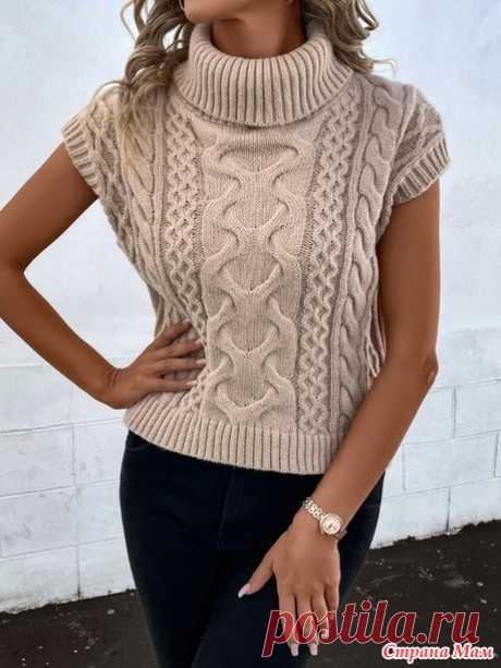 Узор для безрукавки - Вязание - Страна Мам