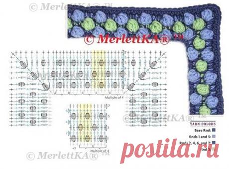 150 ВИДОВ ОБВЯЗКИ КРАЯ ИЗДЕЛИЯ - СХЕМЫ