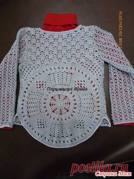 летний пул - Завитушки, крючком - Вязание - Страна Мам