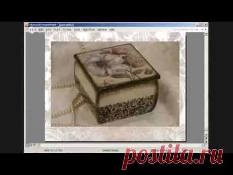▶ Марина Трублина Смешивание различных техник в декоре - YouTube