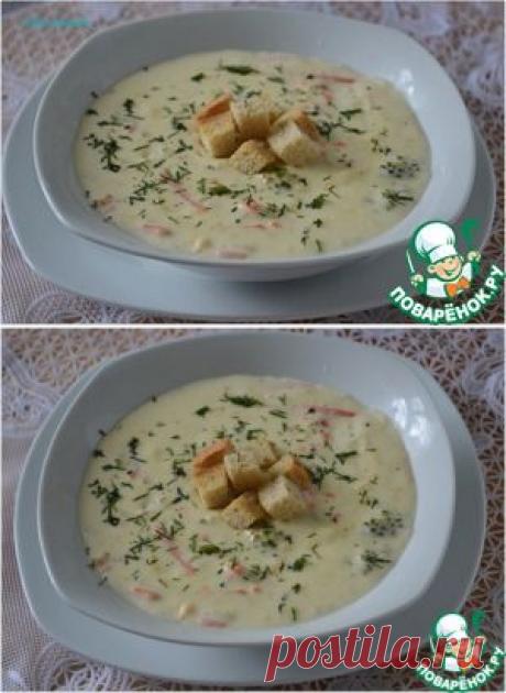 Сырный суп с брокколи - кулинарный рецепт