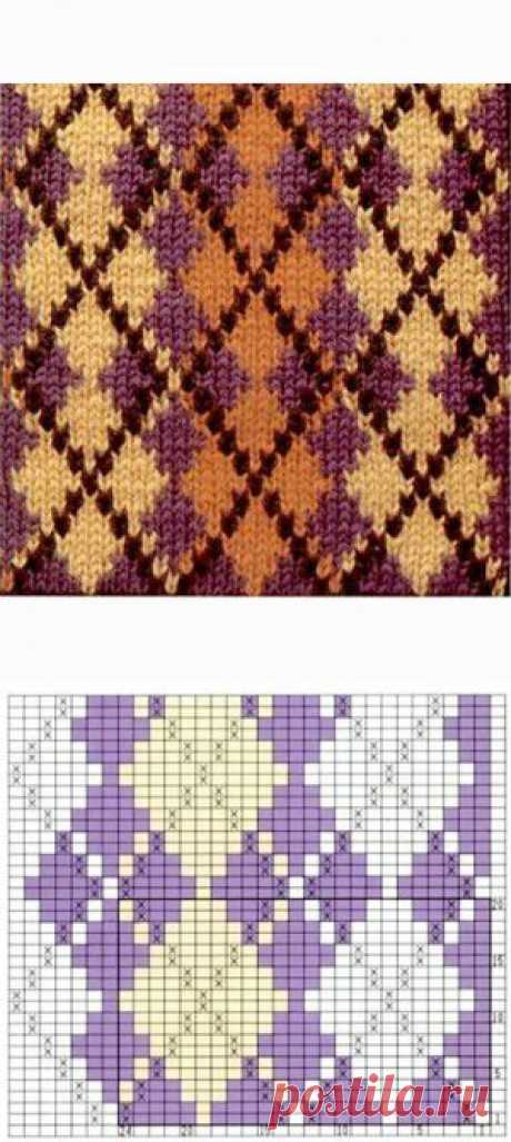 Жаккардовые узоры — Шпуля - сайт о вязании