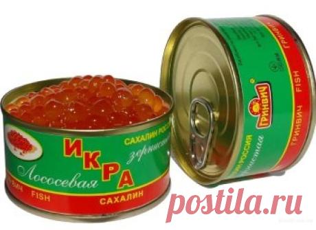 Таблица калорийности продуктов