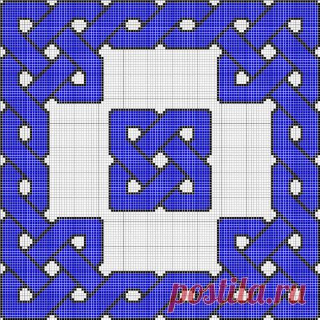 Celtic knot pattern | Cross stitch