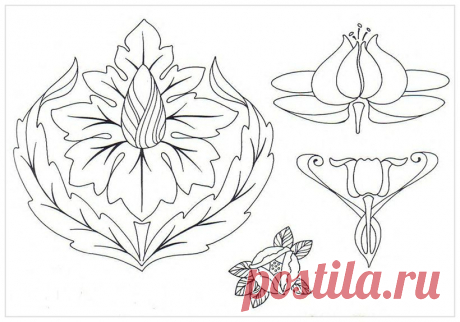 Орнамент в стиле Модерн. Избранное.