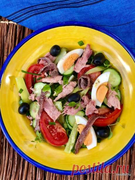 Салат Нисуаз от Клаудии Роден – Вся Соль - кулинарный блог Ольги Баклановой