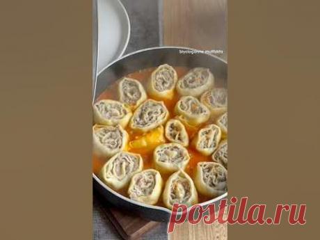 Tek tek uğraşmadan pratik Mantı 🤭 #shorts #viralshort