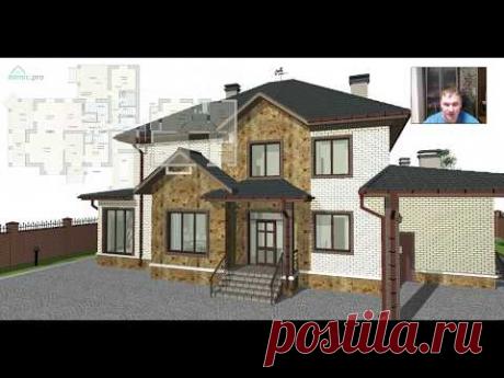 Семейный двухэтажный дом с сауной «Боровичи» D-444-ТП