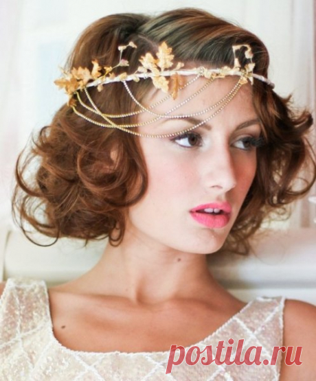 Свадебные прически на короткие волосы (45 фото) своими руками: с челкой, цветами, диадемой, видео-инструкция, фото и цена