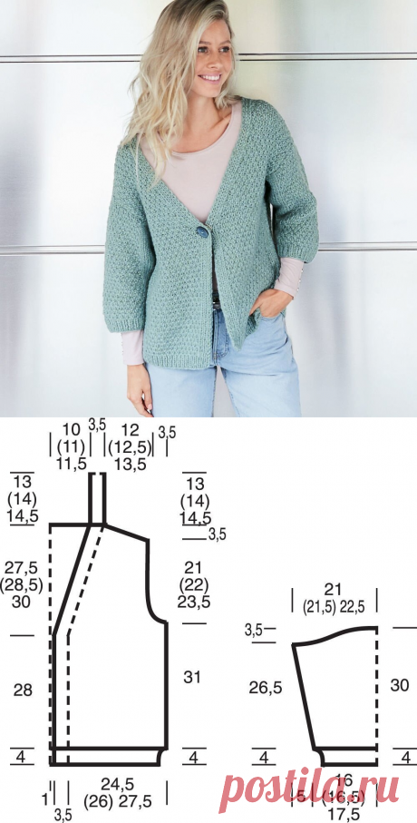 ЖАКЕТ МЯТНОГО ЦВЕТА | НетПряж | Яндекс Дзен